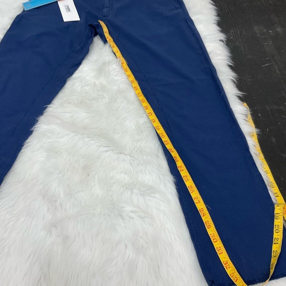 NEW Daniele Alessandrini Men’s Blue Texture High Rise Chinos Pants Size 36 - Picture 15 of 15